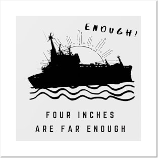 Suez Canal - Four inches are enough,far enough Posters and Art